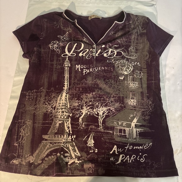 Blue‎ Canyon Paris Top Womens Sz PX - Picture 1 of 6